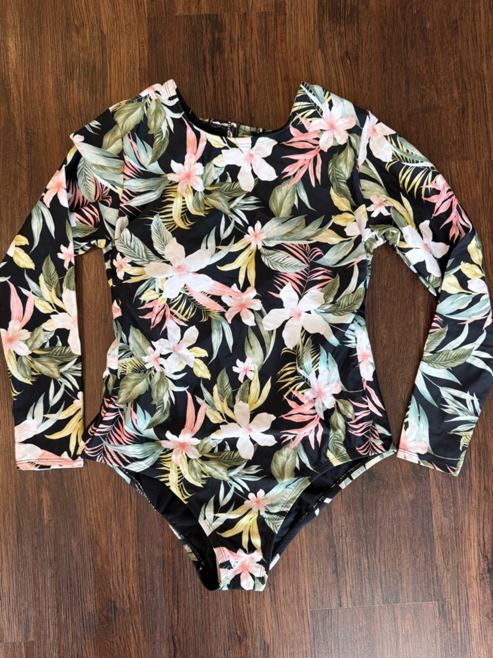Kona Sol Black Swimwear with Teal Logo Accent - Picture 1 of 3